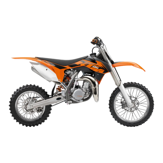 KTM 85 SX 19/16 2013 Anleitung