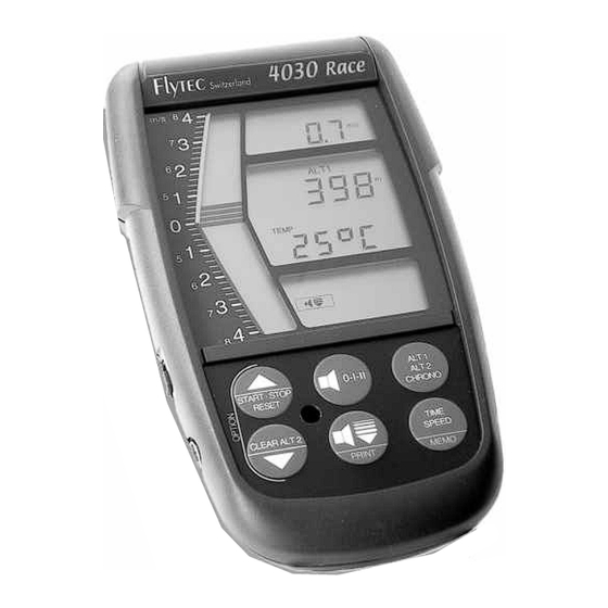 Flytec 4030 RACE Betriebshandbuch
