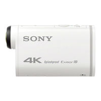 Sony HDR-AS200V Hinweise Zur Bedienung