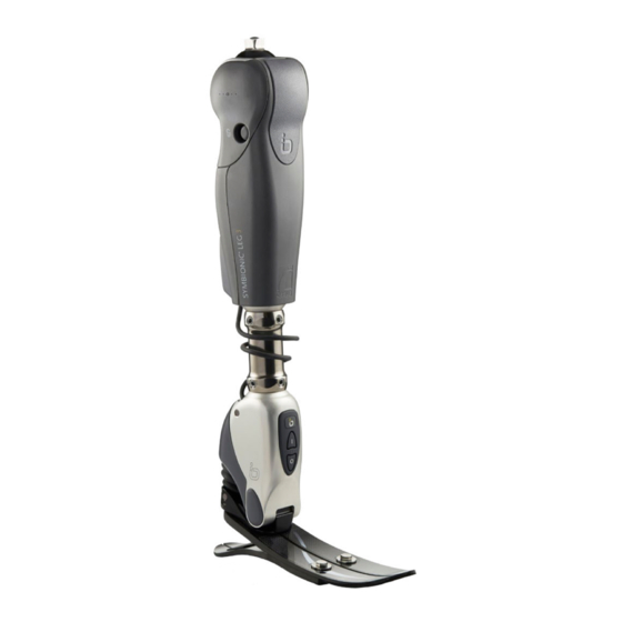 Ossur Symbionic Leg 3 Kurzanleitung