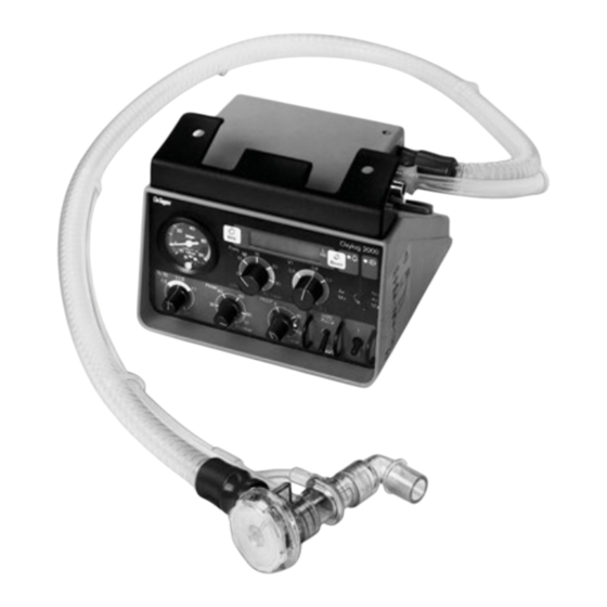 Dräger Oxylog 2000 Gebrauchsanweisung