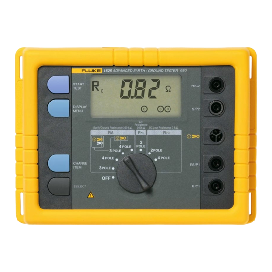 Fluke 1625 Einleitungshandbuch