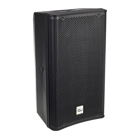 thomann the box pro DSP 108 Bedienungsanleitung