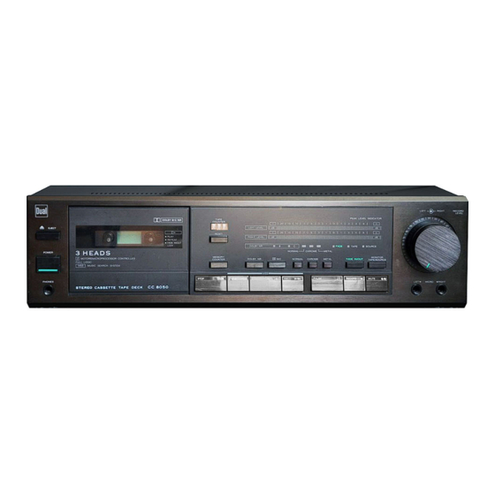 Dual CC 8030 Serviceanleitung