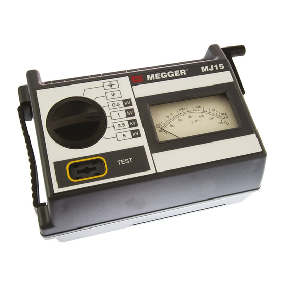 Megger BM15 Gebrauchsanleitung