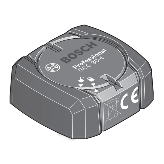 Bosch GCC 30-4 Professional Originalbetriebsanleitung