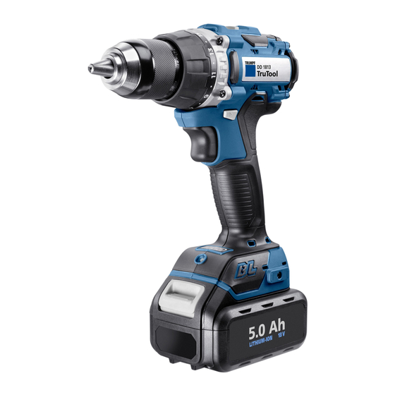 PRI Trumpf TruTool DD 1813 Gebrauchsanweisung, Originalbetriebsanleitung