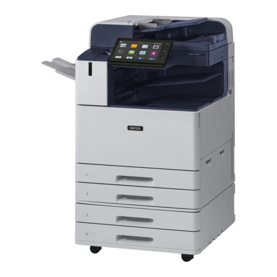 Xerox AltaLink C8130 Erste Schritte