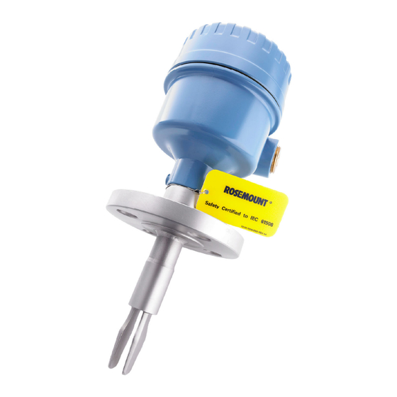 Emerson Rosemount 2130 Kurzanleitung