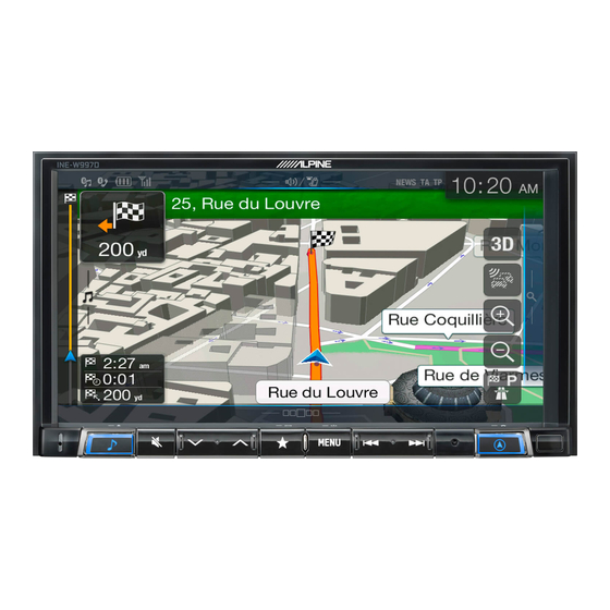 Alpine INE-W997D Installationsanleitung