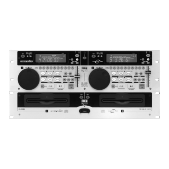 IMG STAGELINE CD-330DJ Bedienungsanleitung