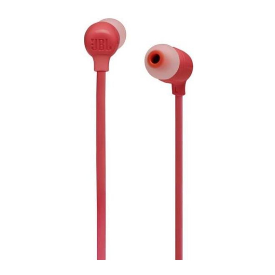 Harman JBL TUNE125BT Kurzanleitung
