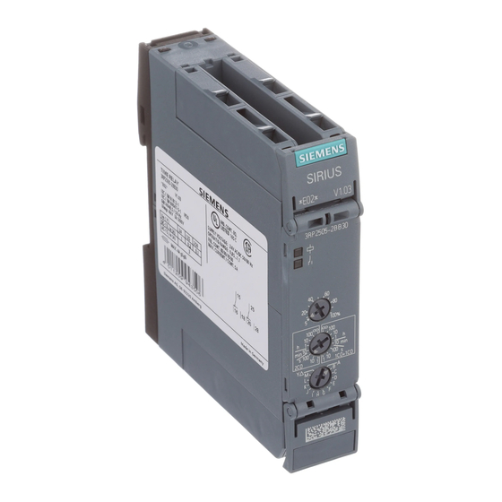 Siemens 3RP25 Gerätehandbuch