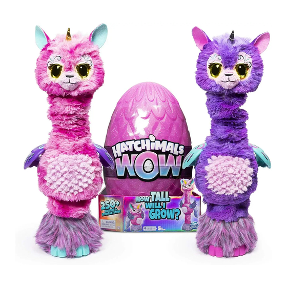 Spin Master Hatchimals Wow Llalacorn Bedienungsanleitung