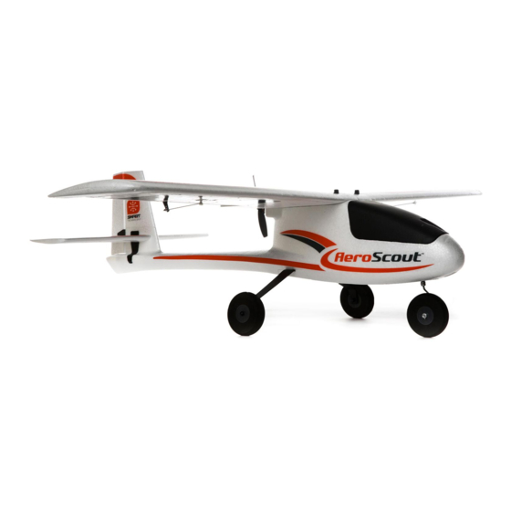 HobbyZone AeroScout S RTF Schnellanleitung