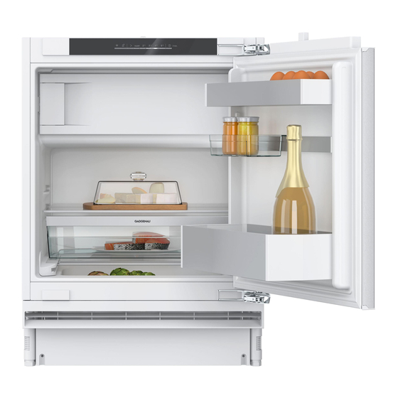 Gaggenau RT202 Gebrauchsanweisung