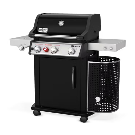 Weber SPIRIT serie Montageanleitung