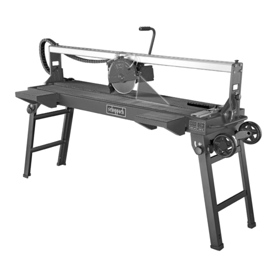Scheppach FS3600 Originalanleitung