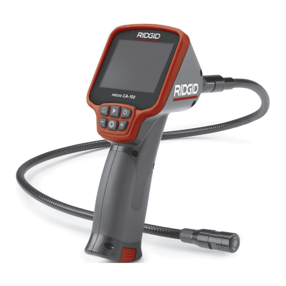 RIDGID micro CA-150 Bedienungsanleitung