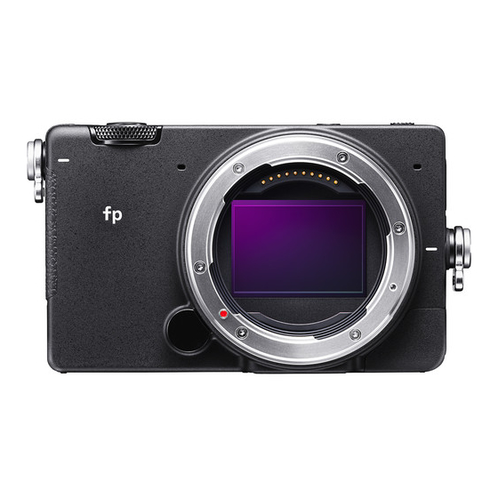 Sigma fp Benutzerhandbuch