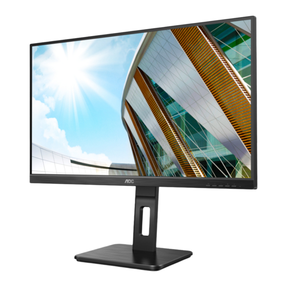 AOC 27P2C Bedienungsanleitung