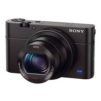 Sony RX100 III Handbuch