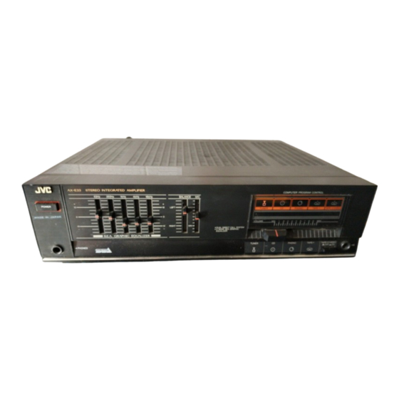 JVC AX-E33BK Bedienungsanleitung
