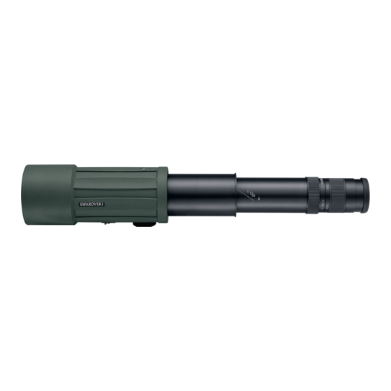 Swarovski Optik CTC 30x75 Gebrauchs- Und Pflegeanleitung, Garantiekarte