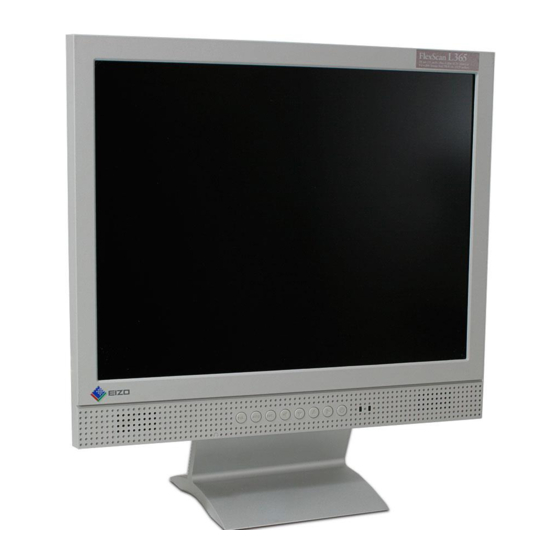 Eizo FlexScan L365 Bedienungsanleitung