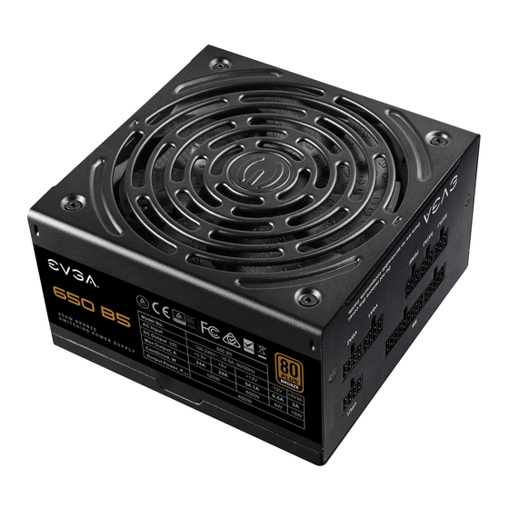EVGA B5 Bronze Serie Handbücher