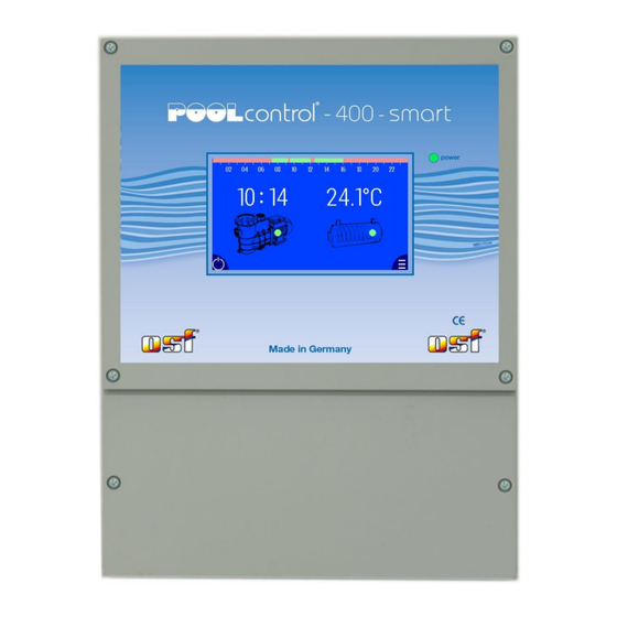 OSF POOL control PC-400-smart Montage- Und Betriebsanleitung