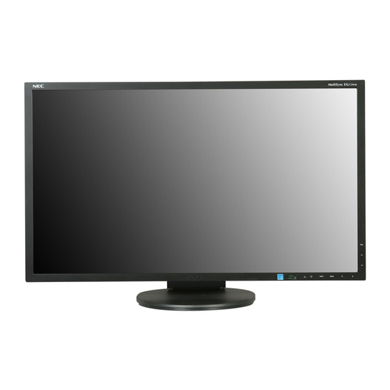 NEC MultiSync EA243WM Bedienungsanleitung