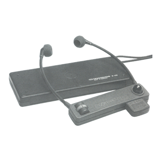 Sennheiser SI406 Bedienungsanleitung