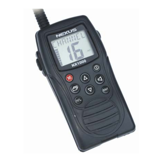 Nexus NX1000 Bedienungsanleitung