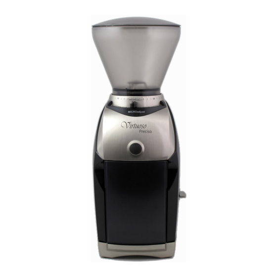 Baratza Virtuosso PRECISO Gebrauchsanweisung