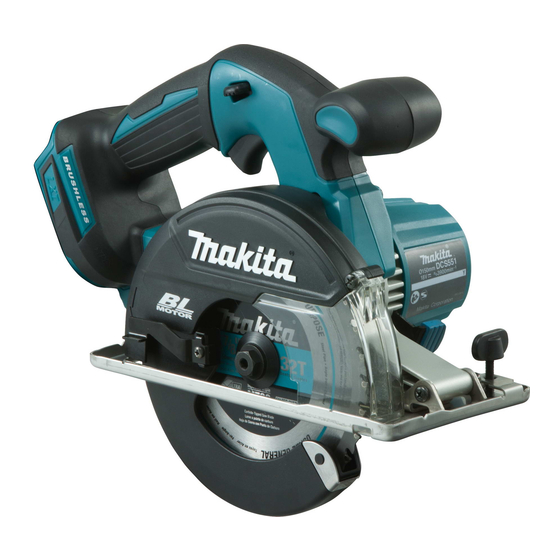 Makita DCS551Y1J Betriebsanleitung