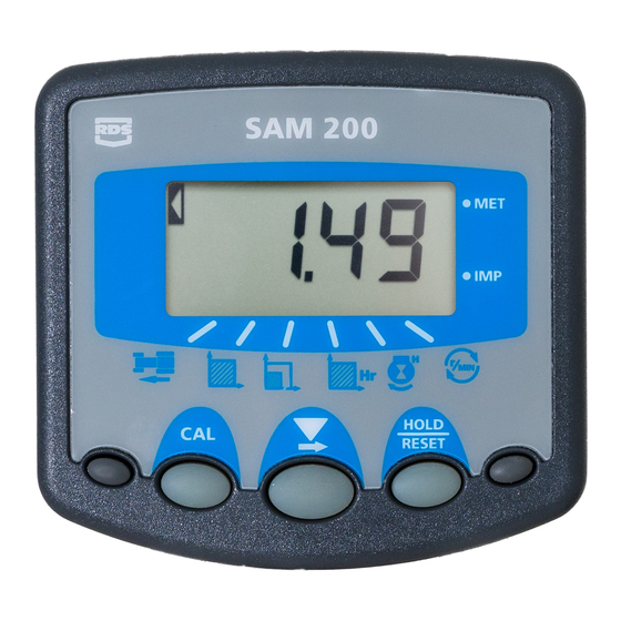 RDS Technology SAM 200 Bedienungsanleitung