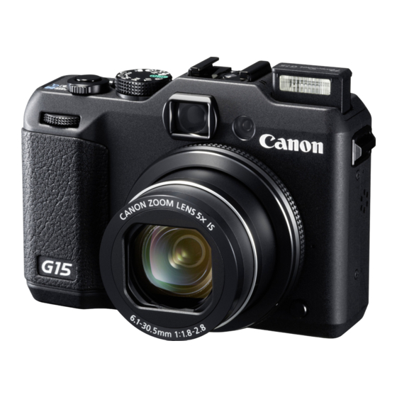 Canon PowerShot G15 Benutzerhandbuch
