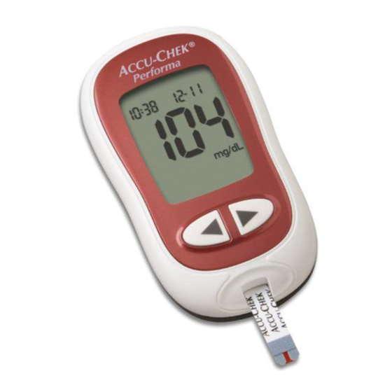 Roche Accu-Chek Performa Gebrauchsanweisung
