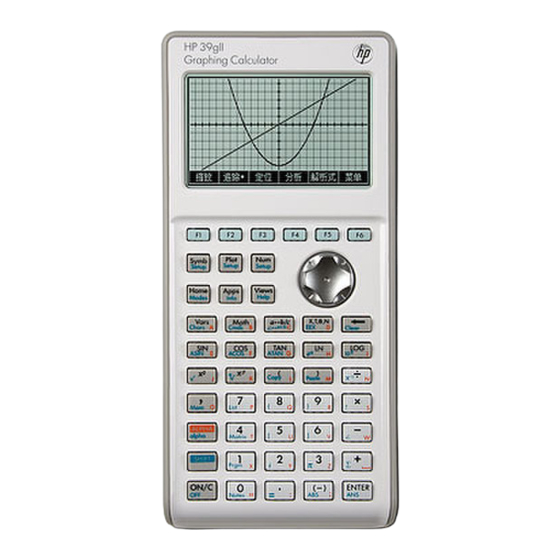 HP 39gll Kurzübersicht
