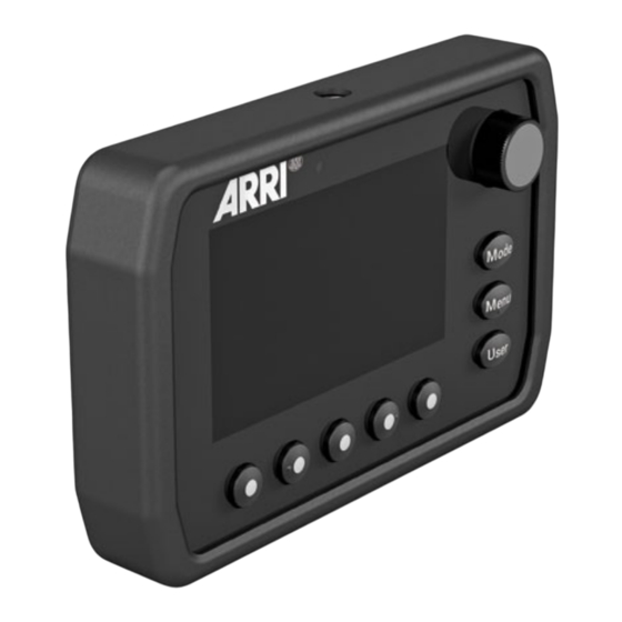 ARRI Orbiter Kurzanleitung