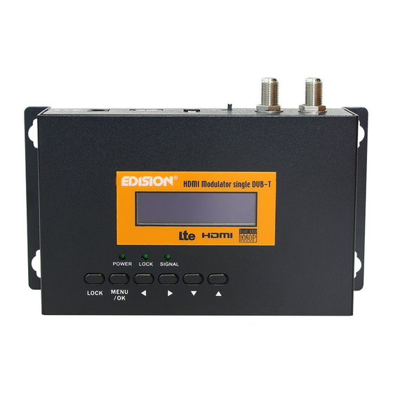 Edision HDMI Modulator single DVB-T Bedienungsanleitung