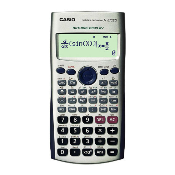 Casio fx-570ES Bedienungsanleitung