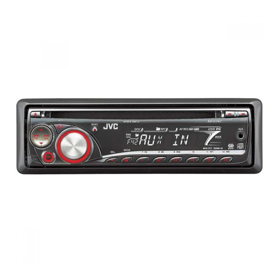 JVC KD-G343 Bedienungsanleitung