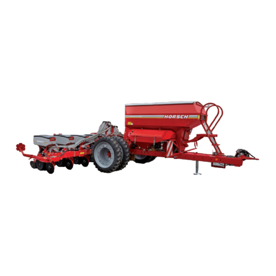 HORSCH Maestro 6 CC Betriebsanleitung