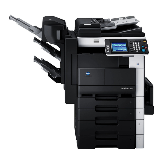 Konica Minolta bizhub 362 Bedienungsanleitung