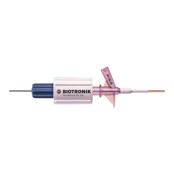 BIOTRONIK Oscar Gebrauchsanweisung
