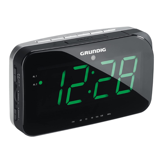 Grundig Sonoclock 490 Handbuch