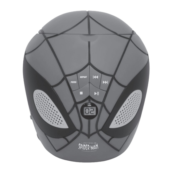 LEXIBOOK SPIDERMAN RCD200SP Bedienungsanleitung