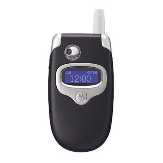 Motorola E550 Bedienungsanleitung